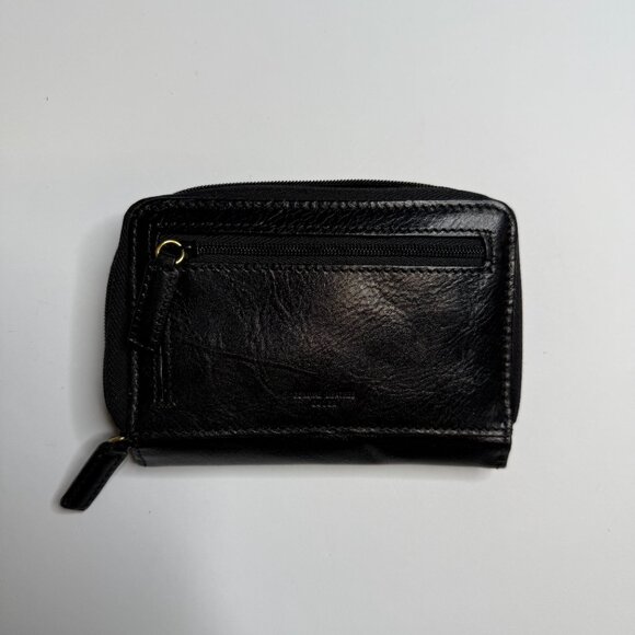 Fossil Black Leather Card Holder Wallet - Picture 2 of 6